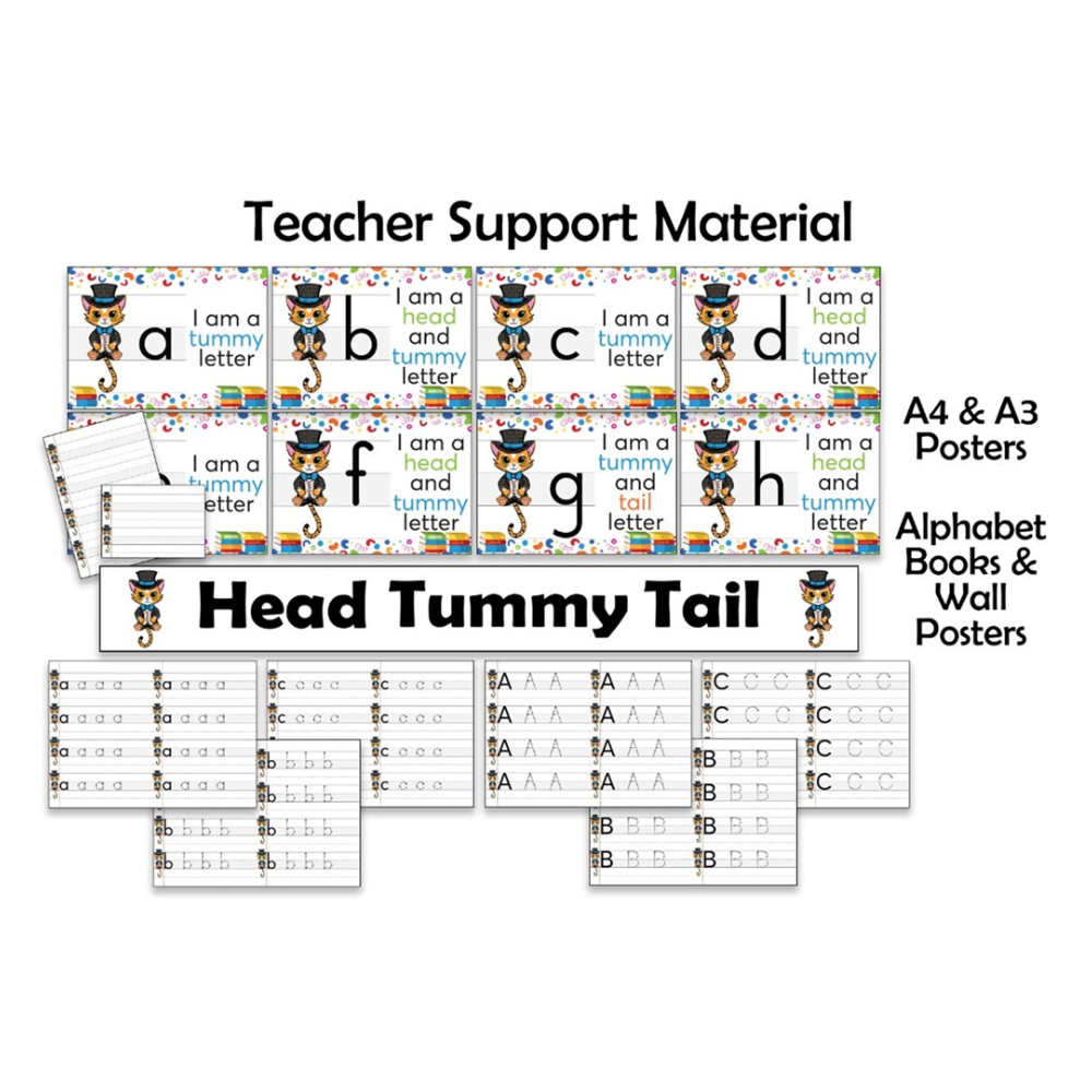 educational posters alphabet